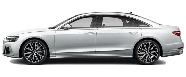 2025 Audi A8 L Metalik Glacier Beyazı Color