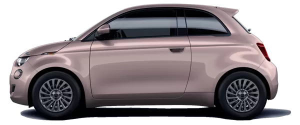 2025 Fiat 500e Rose Gold Color